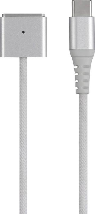Produktbild Renkforce USB-Ladekabel Magsafe 3 USB-C®, Magsafe 3 2.00 m Weiss magnetischer Ste (2 m, 140 W)
