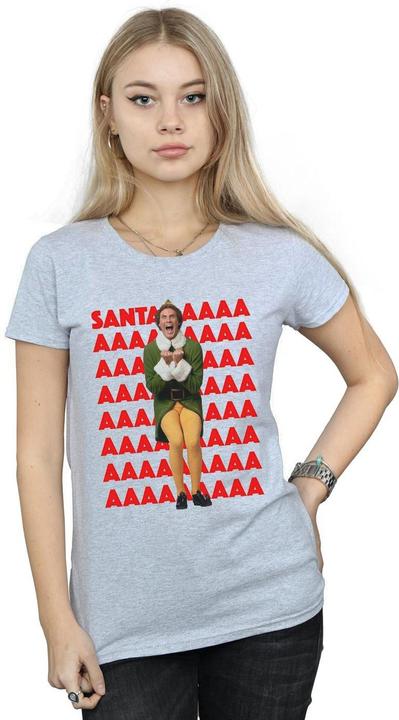 Produktbild Elf Buddy Santa Scream TShirt (L)