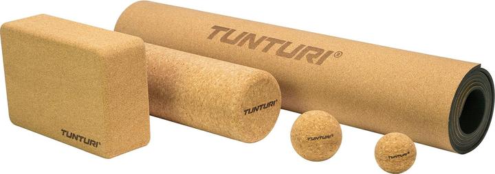Actual product image Tunturi Kork TPE Yoga Matte Eco Friendly (4 mm)