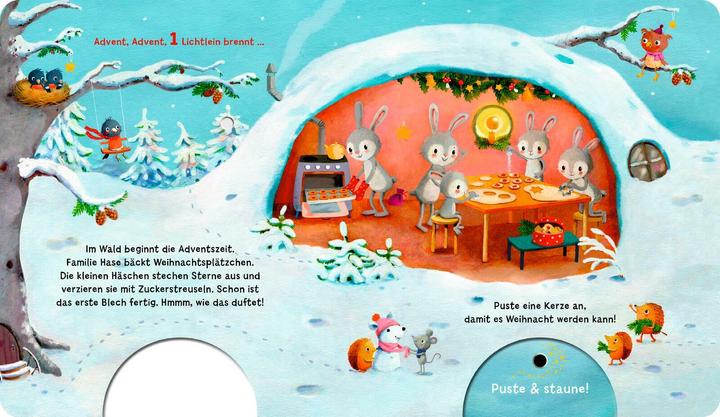 Actual product image My Blow Light Book: Advent, Advent, a Little Light Is Burning (German, Marina Rachner, Sylvia Tress, 2025)