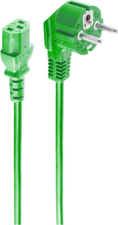 Produktbild Shiverpeaks BASIC-S Schutzkontakt Stromkabel, 5,0 m, grün (5 m)