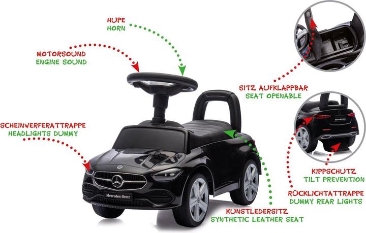 Actual product image Schwarz Kitchen Rutscher Mercedes-Benz C-Class schwarz