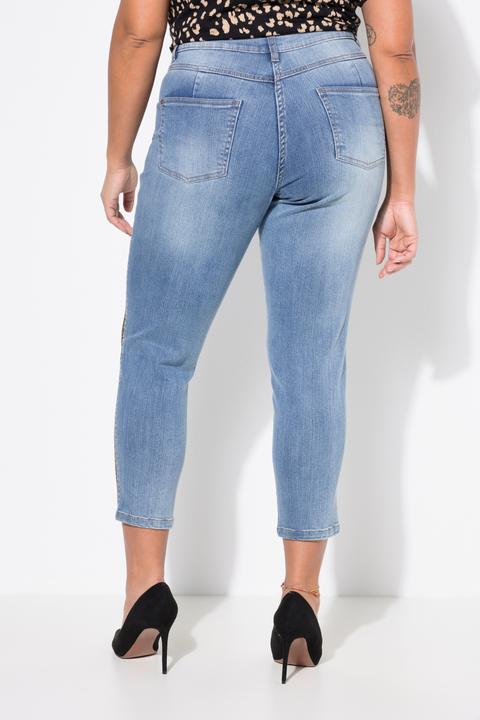 Image du produit Miamoda Skinny-Jeans, Slim Fit, Leostreifen, 5-Pocket (54)