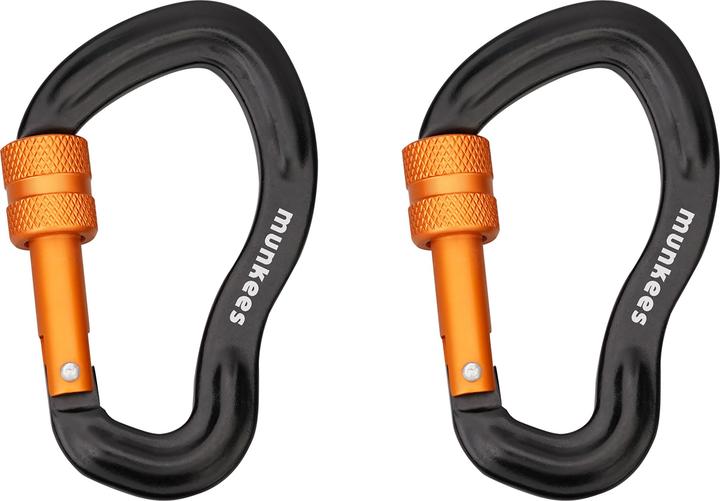 Immagine prodotto Munkees Karabiner mit Schraubverschluss "Ohr" 2er Pack