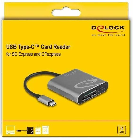 Produktbild Delock USB Type-C Card Reader (USB 3.2 Gen 2)