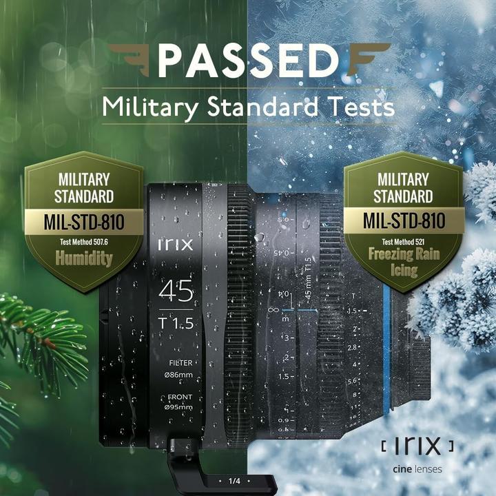 Immagine prodotto Irix 45 mm f/1.5, Sony E (Sony E, APS-C / DX, Full frame, Micro Four Thirds)