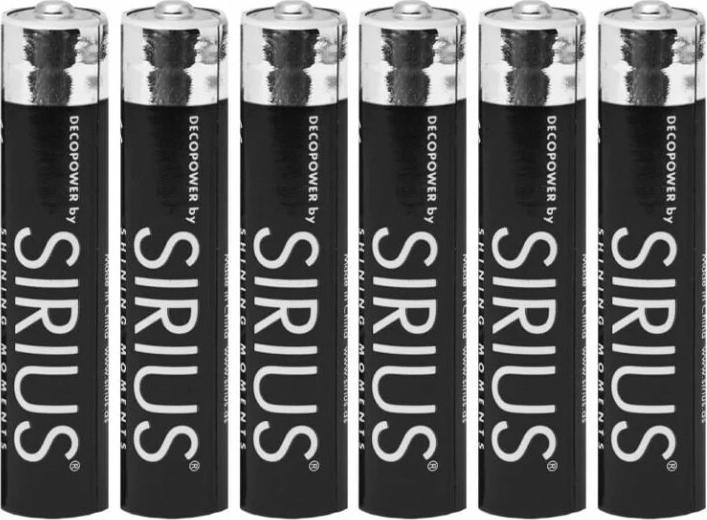 Actual product image Sirius Battery AAAA (6 pcs., AAAA)