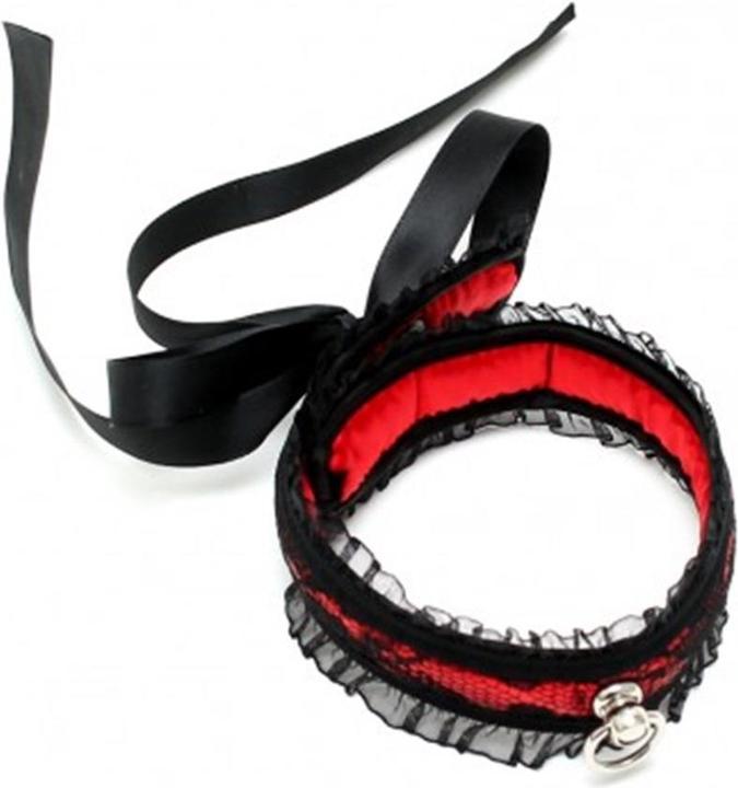 Actual product image Rimba Satin look collar