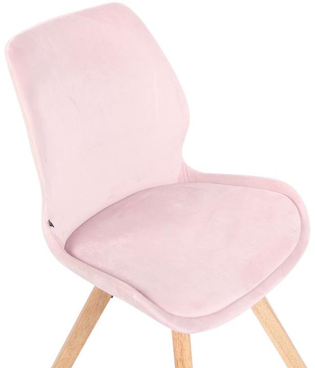 Produktbild CLP Stuhl Luna Samt, pink