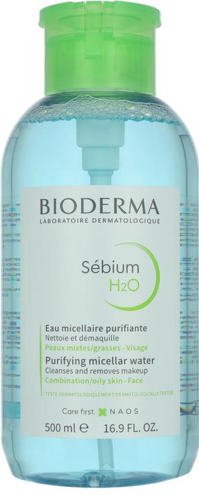Actual product image Bioderma H2O Pompe Inversée (Micelle water, 500 ml)