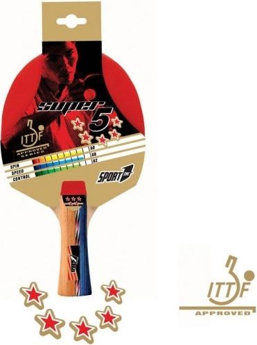 Immagine prodotto Power Play Sport1 Bordtennis Bat Advanced Series "5 Star" (5 stjerner)