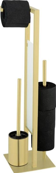 Actual product image Wenko Rivalta gold floor-standing WC set