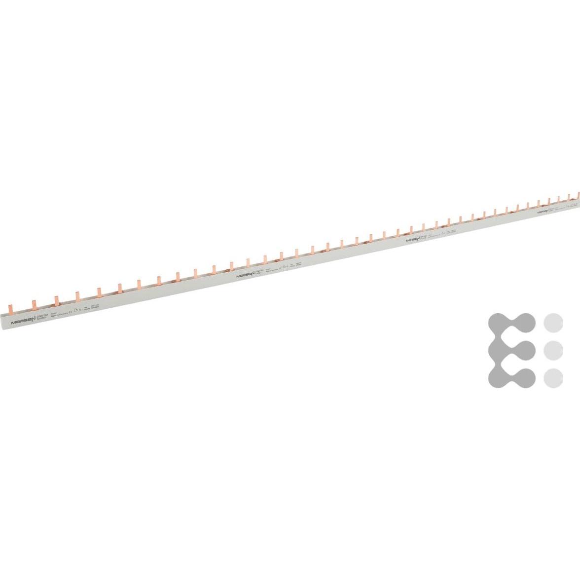 Thumbnail - Mersen, Zubehör Elektroinstallation, Verdrahtungsschiene Steg 22963.003000