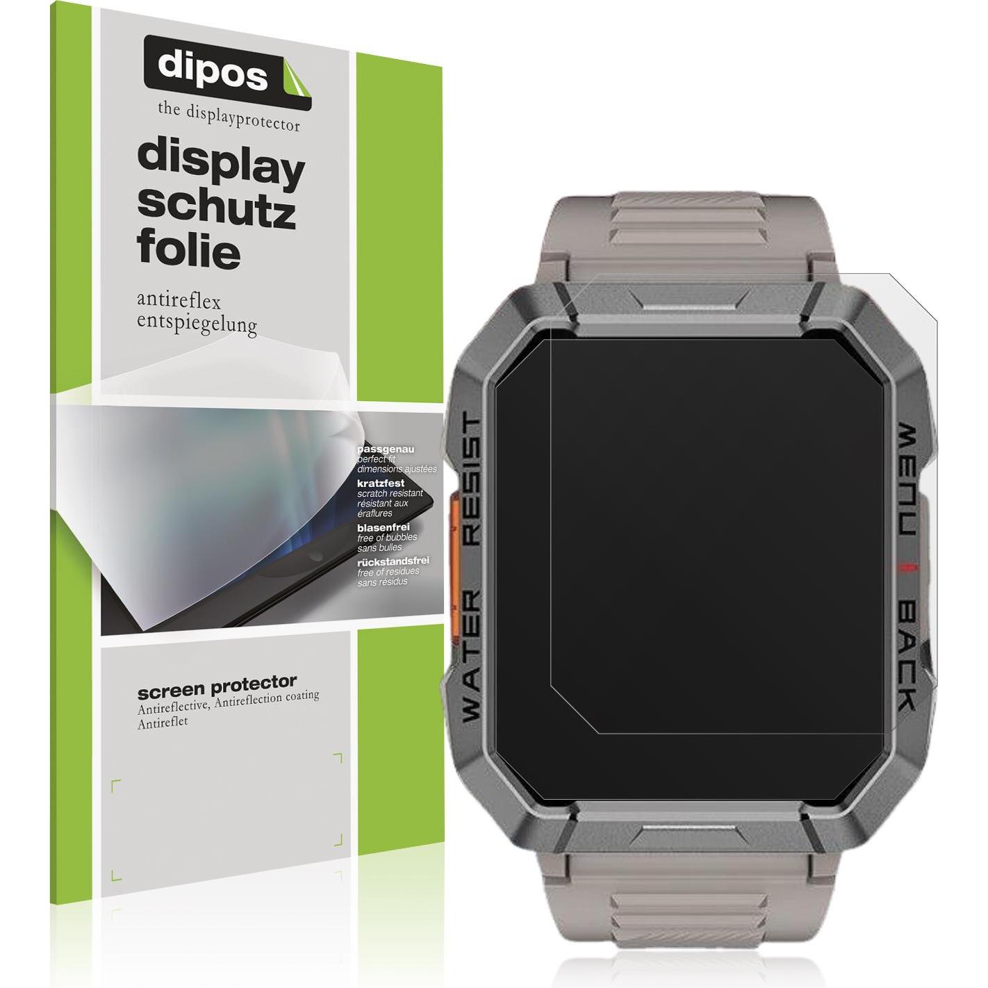 Dipos Schutzfolie Matt für Blackview W60 Smartwatch 2.01 Zoll, Smartwatch Schutzfolie, Transparent