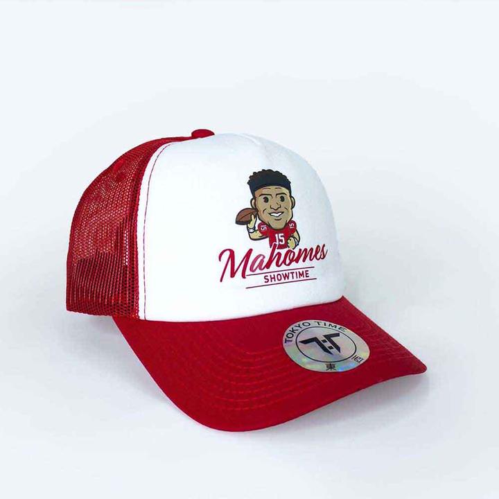 Tokyo Time Patrick Mahomes NFLPA Emoji Mesh-Back Cap