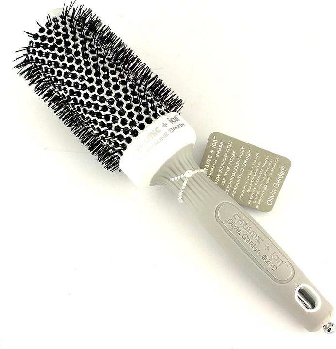 Produktbild Olivia Garden Expert Blowout Shine Weiss&Grau 45 mm