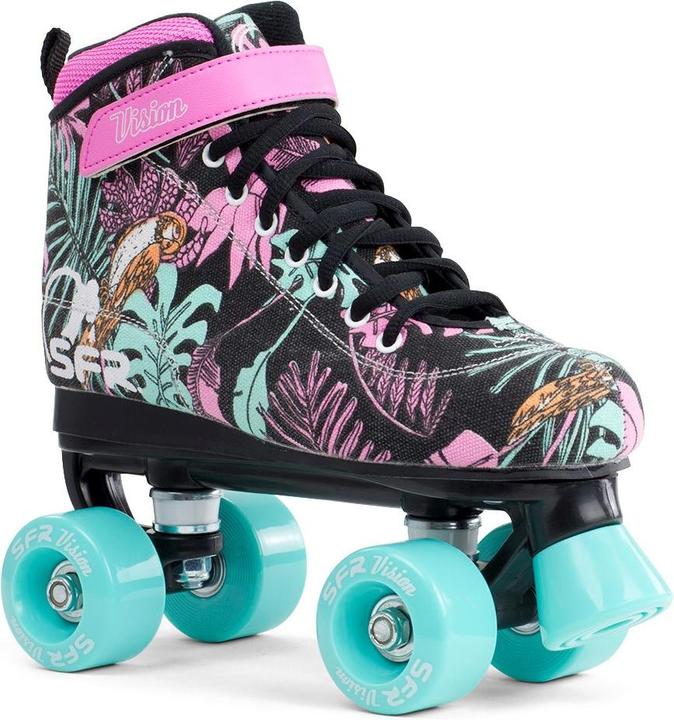 Sfr Quad skates Vision Canvas Children'S Floral Black 2023