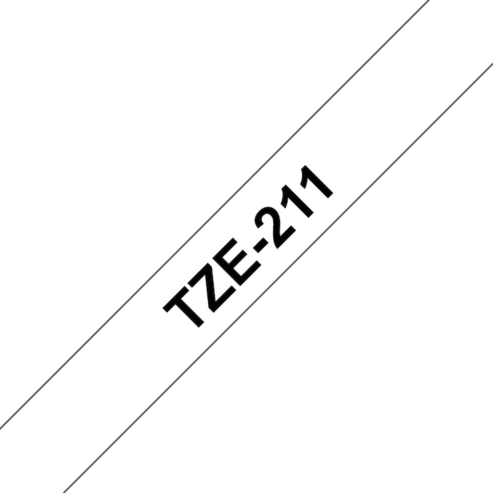 Immagine prodotto Brother TZe-211 (0.60 cm, Nero, Bianco)