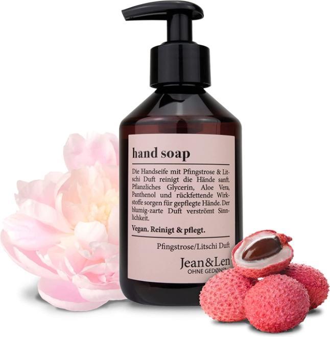 Immagine prodotto Jean & Len Sapone per le mani Peonia e Litchi (Sapone liquido, 250 ml)