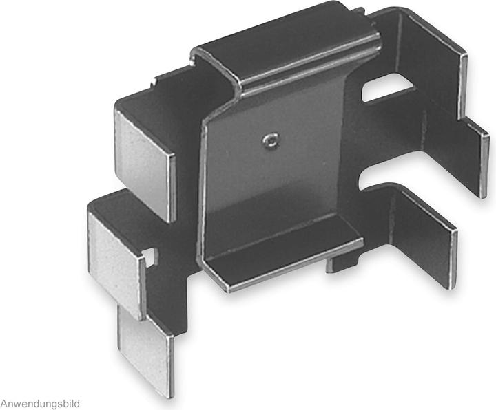 Produktbild Fischer Elektronik Kühlkörper, SK 104 38,1 STC, Leiterkartenkühlkörper, schwarz, Aluminium