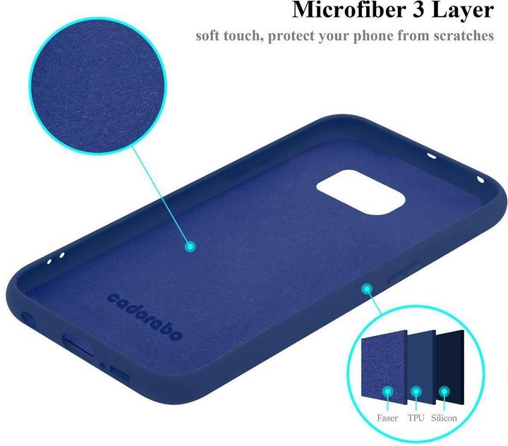 Produktbild Cadorabo TPU Liquid Silicone Case Cover (Samsung Galaxy S6 Edge)