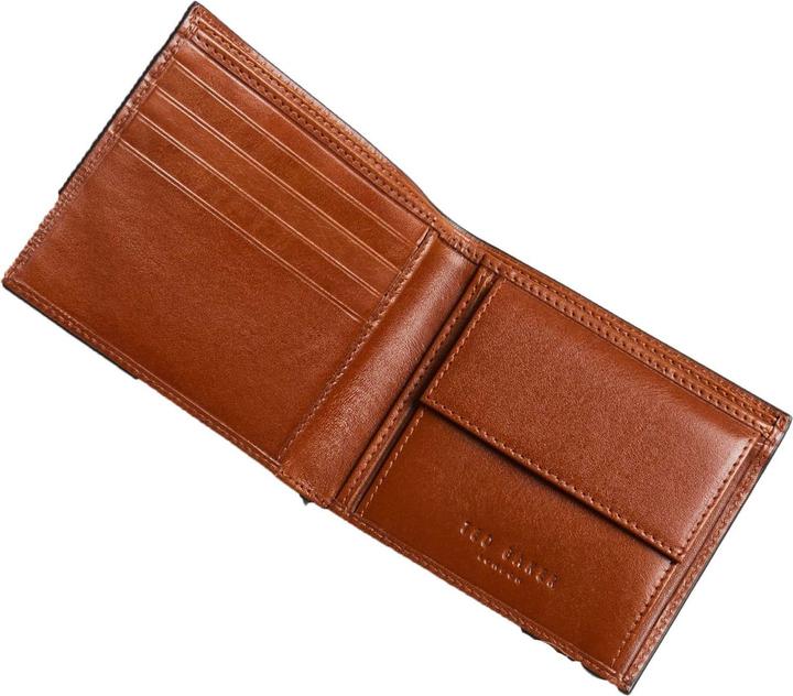 Actual product image Ted Baker PRUGS Leather Bifold Coin Wallet