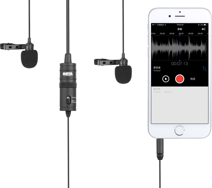 Immagine prodotto Boya BY-M1DM Doppio Lavalier