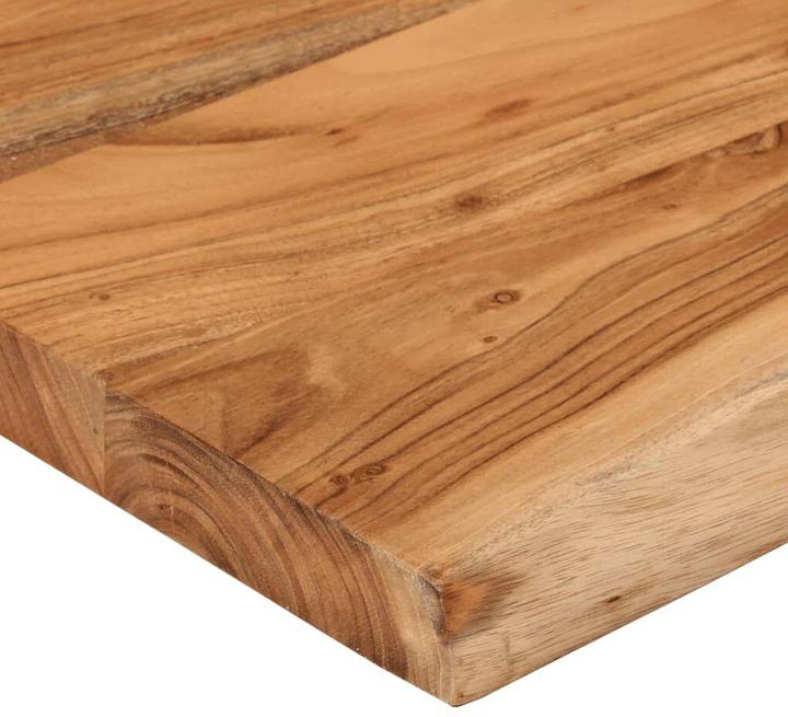Produktbild VidaXL Wandregal Rechteckig Baumkante Hängeregal Büro Regal Massivholz Akazie