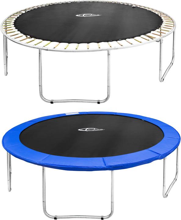 Produktbild tectake Trampolin mit Sicherheitsnetz (366 cm)