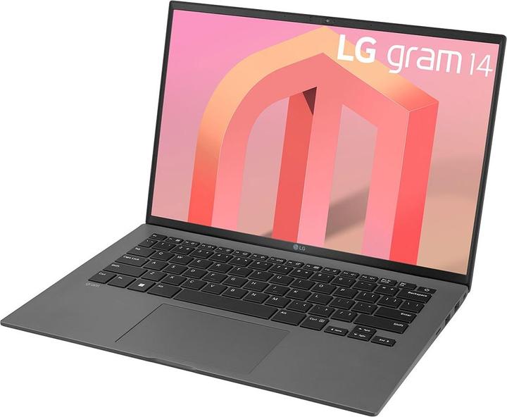 Produktbild LG gram (2022) 14Z90Q-G.AA79G 35,60cm (14")FHD IPS i7-1260P 16GB RAM 1TB SSD W11H (14", 1000 GB, 16 GB, Intel Core i7-1260P)