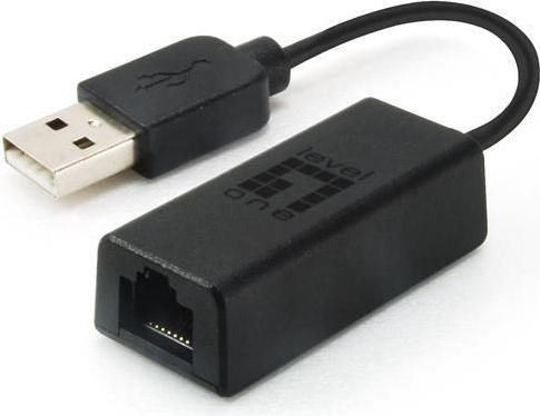 Produktbild LevelOne Netzwerkadapter USB-0301 2.0 10 (USB 2.0, RJ45 (1x))