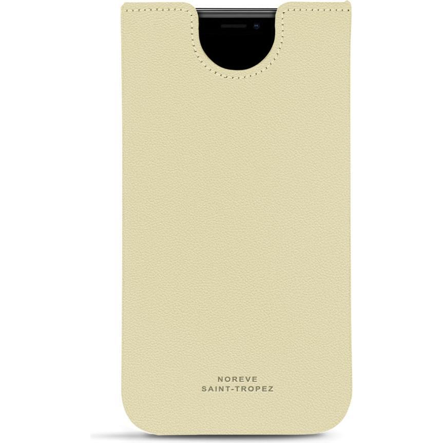 Noreve Lederschutzhülle (Apple iPhone 11 Pro), Smartphone Hülle, Beige