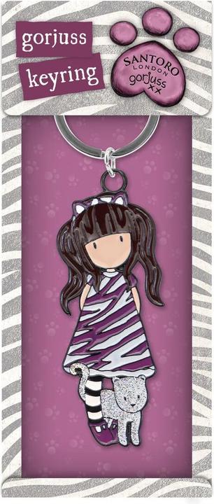 Actual product image Safta Gorjuss Purrrrfect Love Keychains