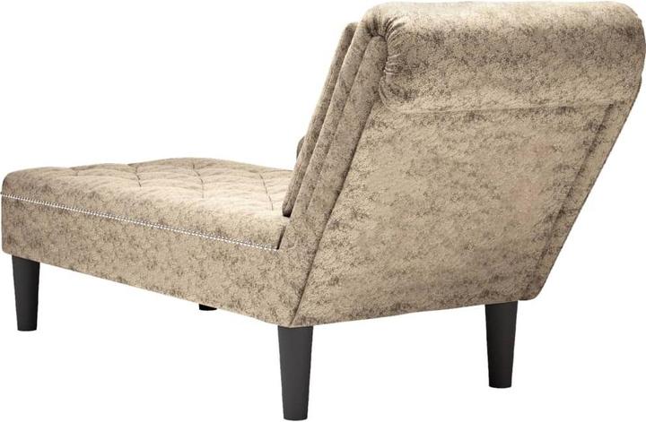 Produktbild vidaXL Chaiselongue Lounge Sofa Recamiere mit Rechter Armlehne Kunstleder (Recamiere)