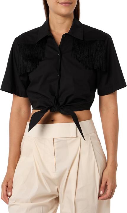 Immagine prodotto Pinko Costantine Poplin overhemd con frange (32)