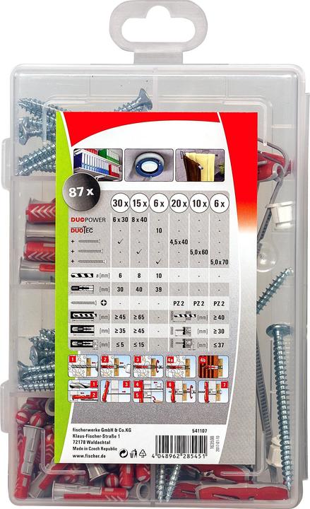 Produktbild Fischer Dübel-Set (45 Stk.)