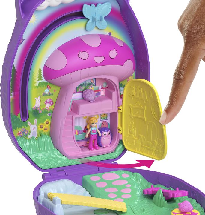 Actual product image Polly Pocket hedgehog mum & baby casket