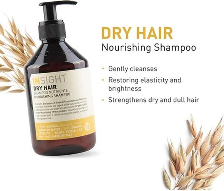 Produktbild Insight Dry Hair Nourishing Shampoo 400ml (400 ml, Flüssiges Shampoo)