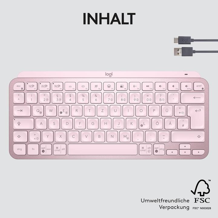 Produktbild Logitech MX Keys Mini (DE, Kabellos)