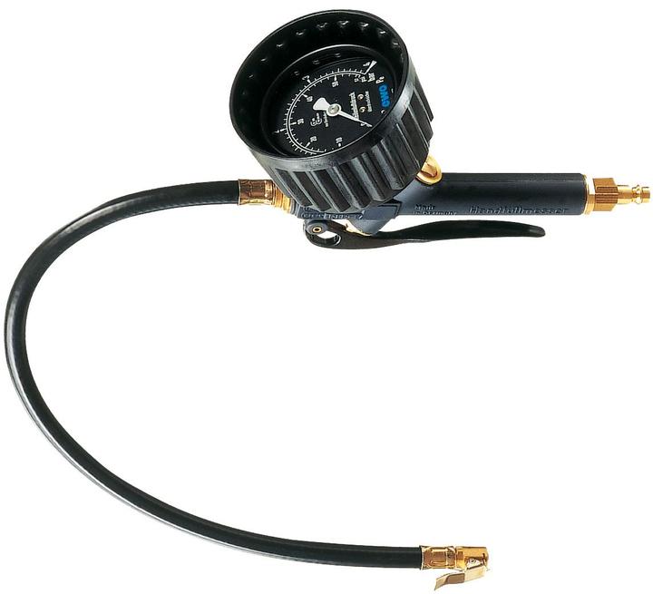 Actual product image Elmag PROFI tyre filler with torque clip.