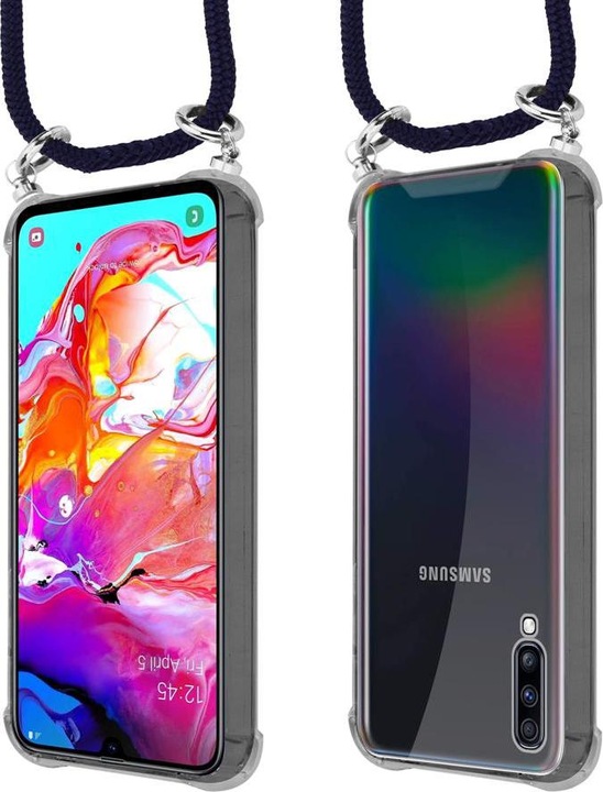 Produktbild Cadorabo TPU Handy Kette SILBER Cover