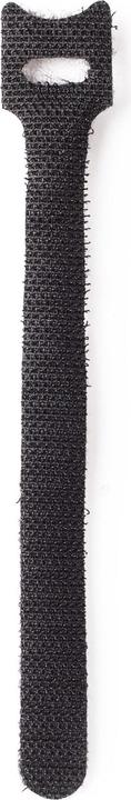 Produktbild StarTech com 6in Hook and Loop Cable Ties - 50 Pack - Black - Reusable Cable Straps - Adjustable and (Klettkabelbinder, 150 mm, 50 Stk.)