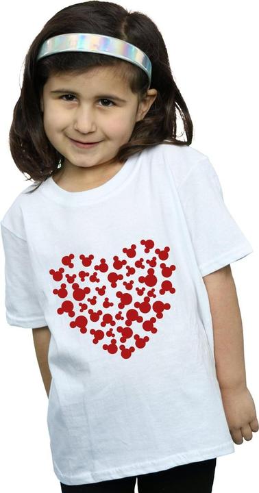 Produktbild Disney Mickey Mouse Heart Silhouette TShirt Mädchen (152, 158)