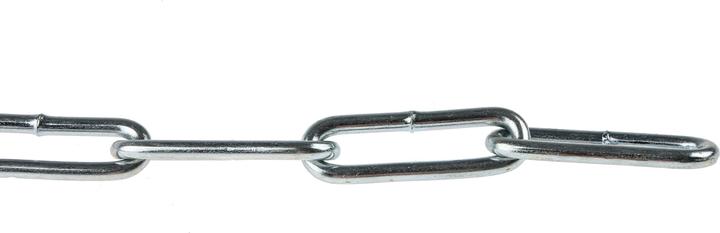 Actual product image RS PRO 10m Zn plated steel chain,24Lx2.5mm dia (10 m)