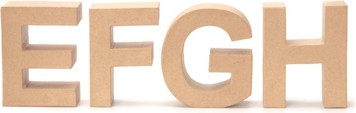Actual product image Glorex Cardboard letter E 17,5X5,5cm