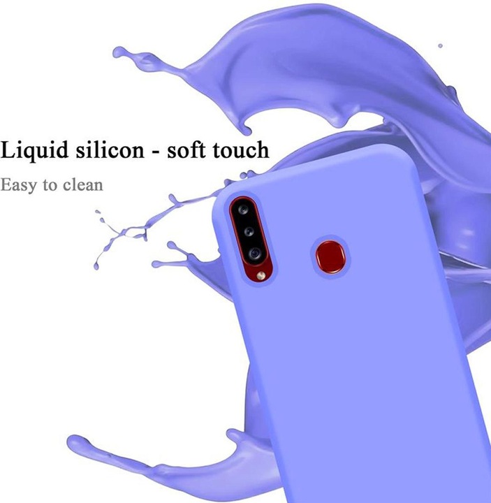 Actual product image Cadorabo TPU Liquid Silicone Case Cover (Samsung Galaxy A20s)