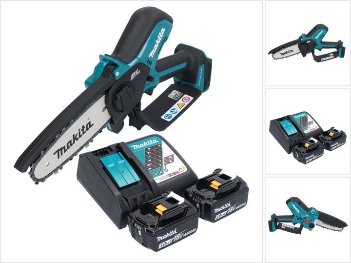Actual product image Makita DUC 150 RF2 Cordless chainsaw 18 V 15 cm brushless + 2x battery 3.0 Ah + charger (Battery chain saw)