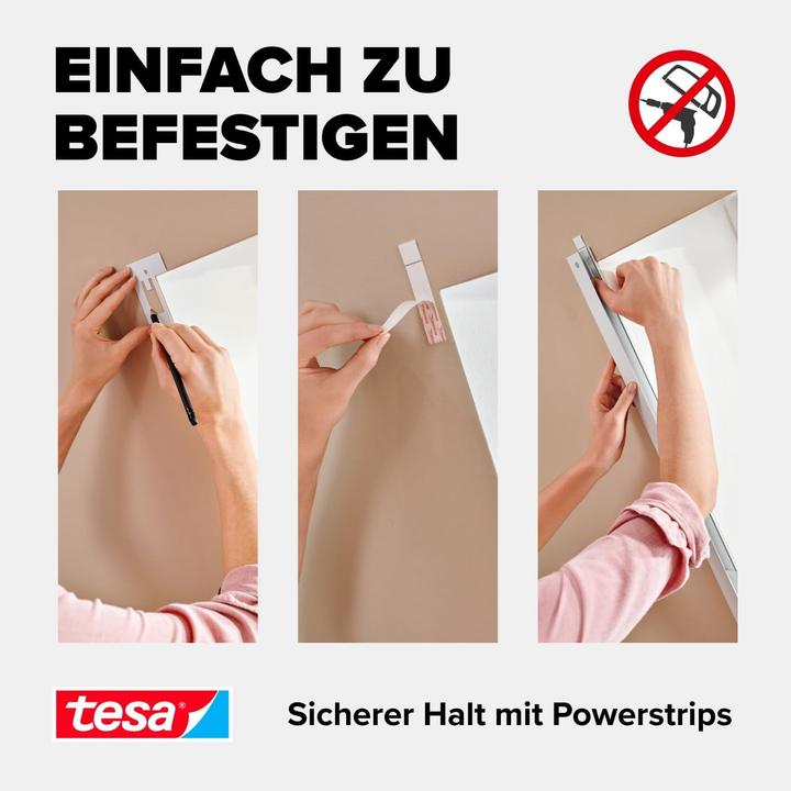 Actual product image tesa Aluminium pleated insect screen for roof windows, roller blind, telescopic, easy installation (164 x 102 cm)