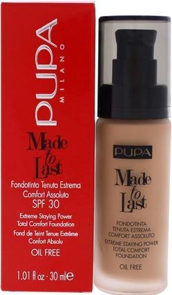 Productafbeelding Pupa Milano Pupa - Langhoudende Make-up SPF 10 Made To Last (Total Comfort Foundation) 30ml 003 Donker Ivoor (003 Donker Ivoor)