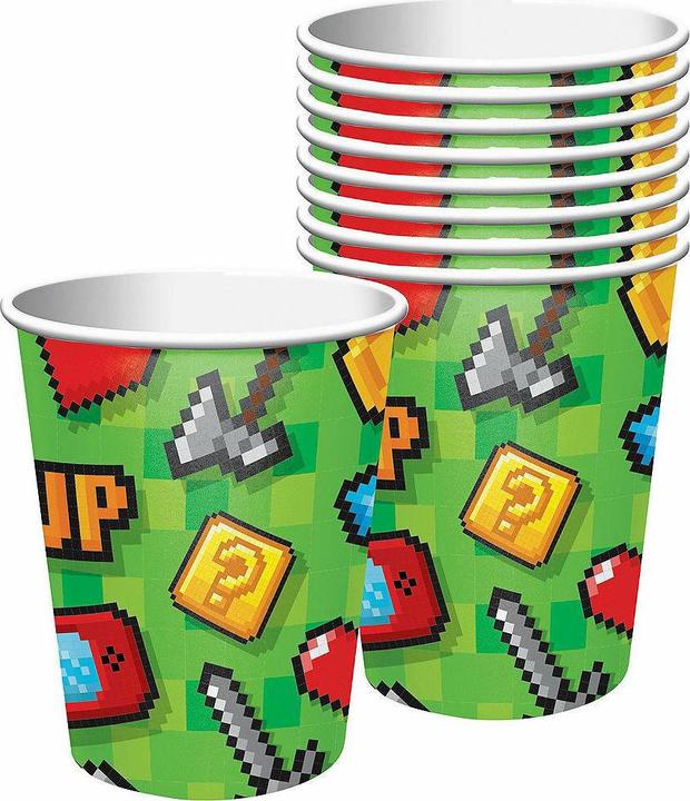 Produktbild Creative Party Videospiel Gegenstände PartyBecher Papier 8erPack (8 x)